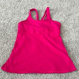 Lululemon Hot pink tank